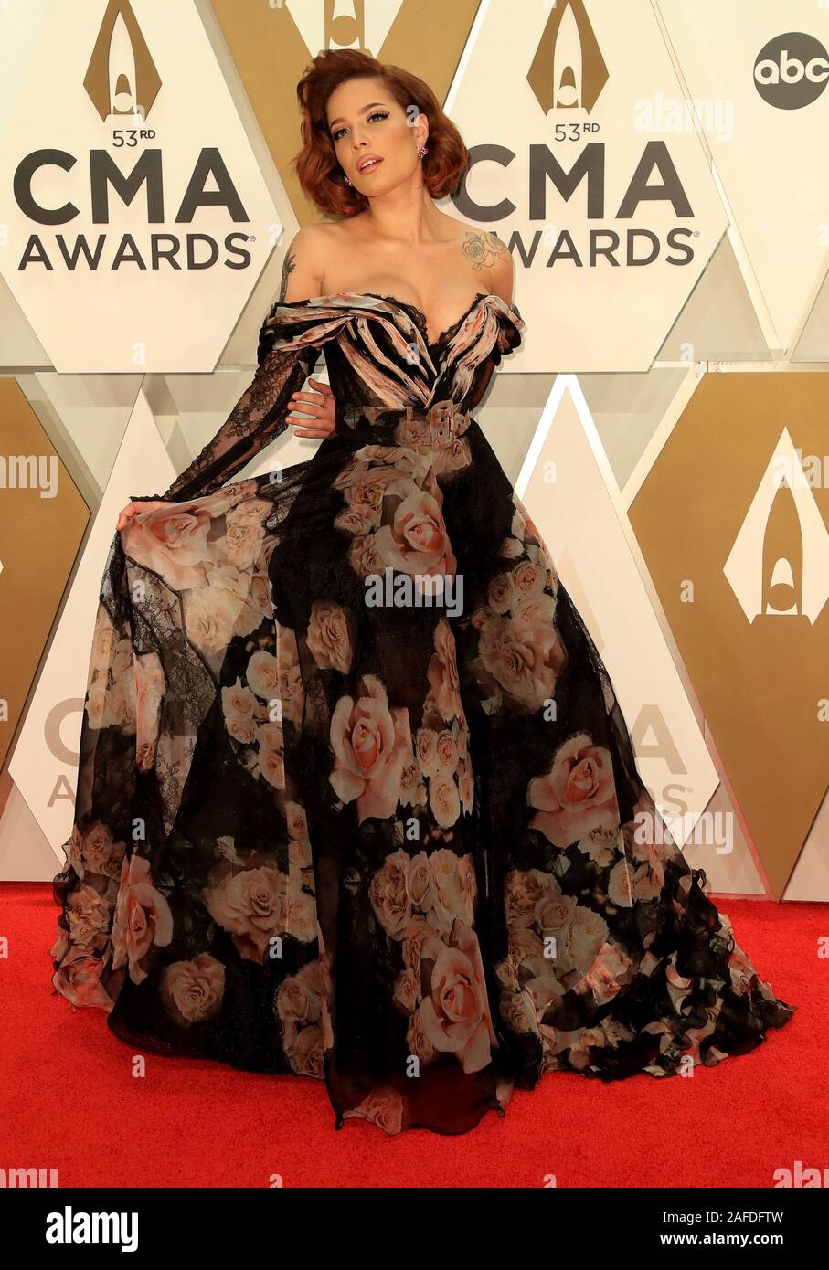 CMA Awards 2019 Arrivals at Music City Center Nashville, TN Featuring