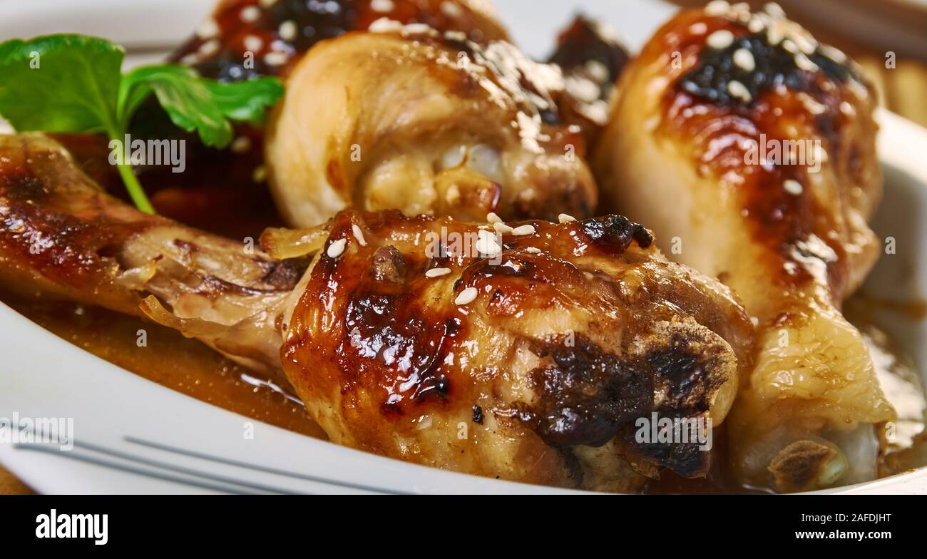 Garlic Brown Sugar Glazed Chicken, Mix together brown sugar, vinegar