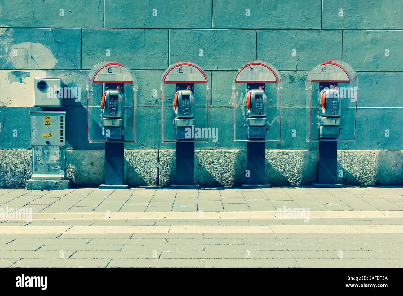 Old Phone Booths High Resolution Stock Photography and Images - Alamy