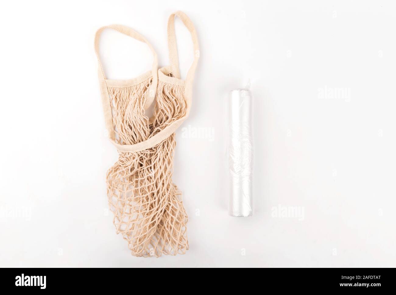 Zero waste concept Use plastic bags or multiuse bags. Zero waste