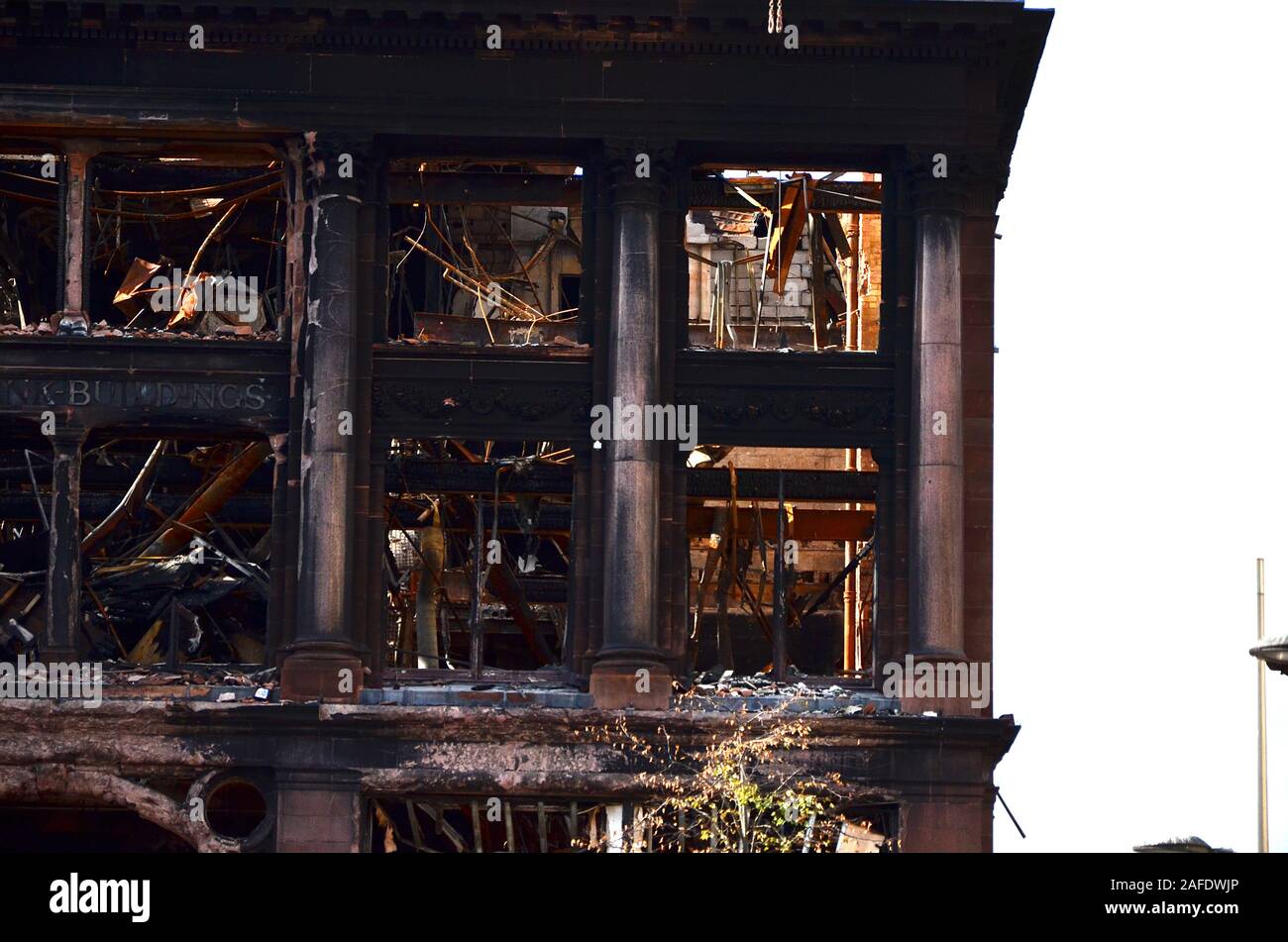 commercial building fire Stock Photo Alamy