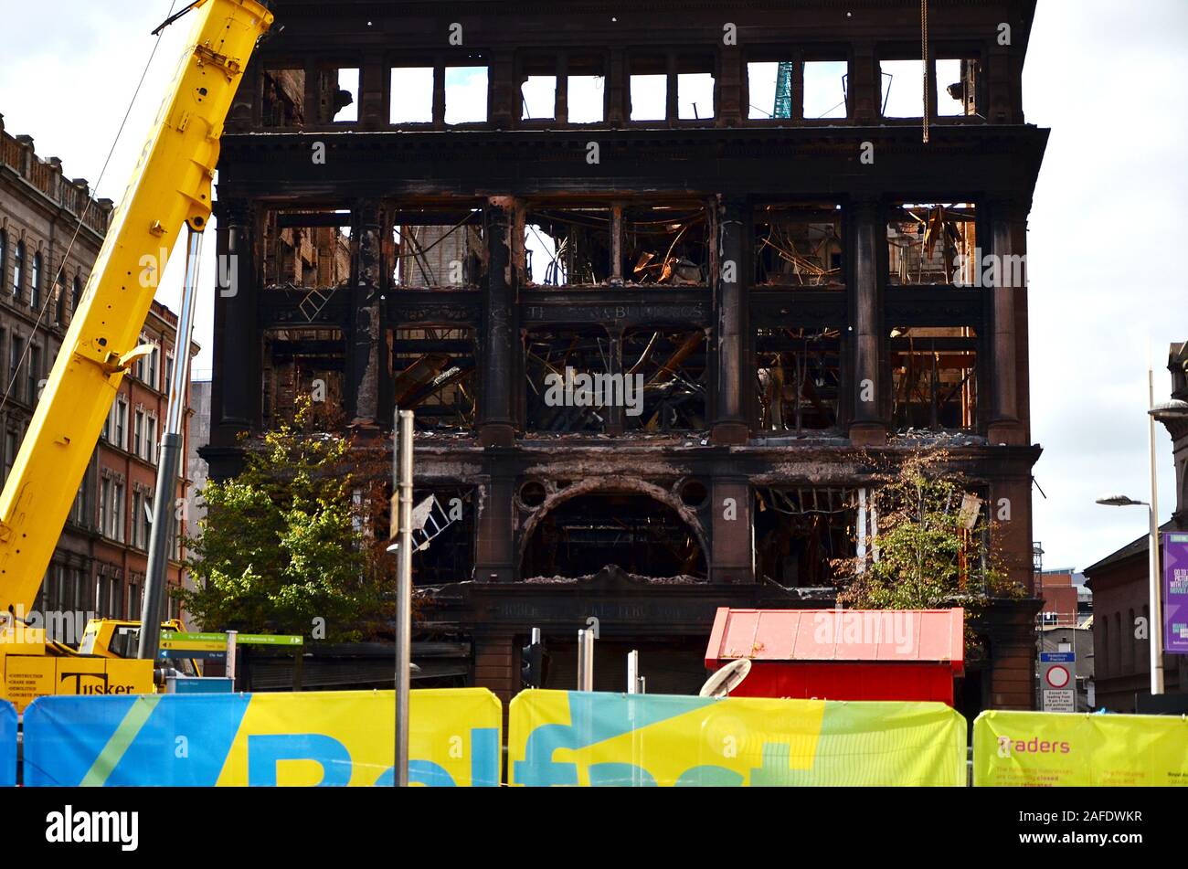 commercial building fire Stock Photo Alamy