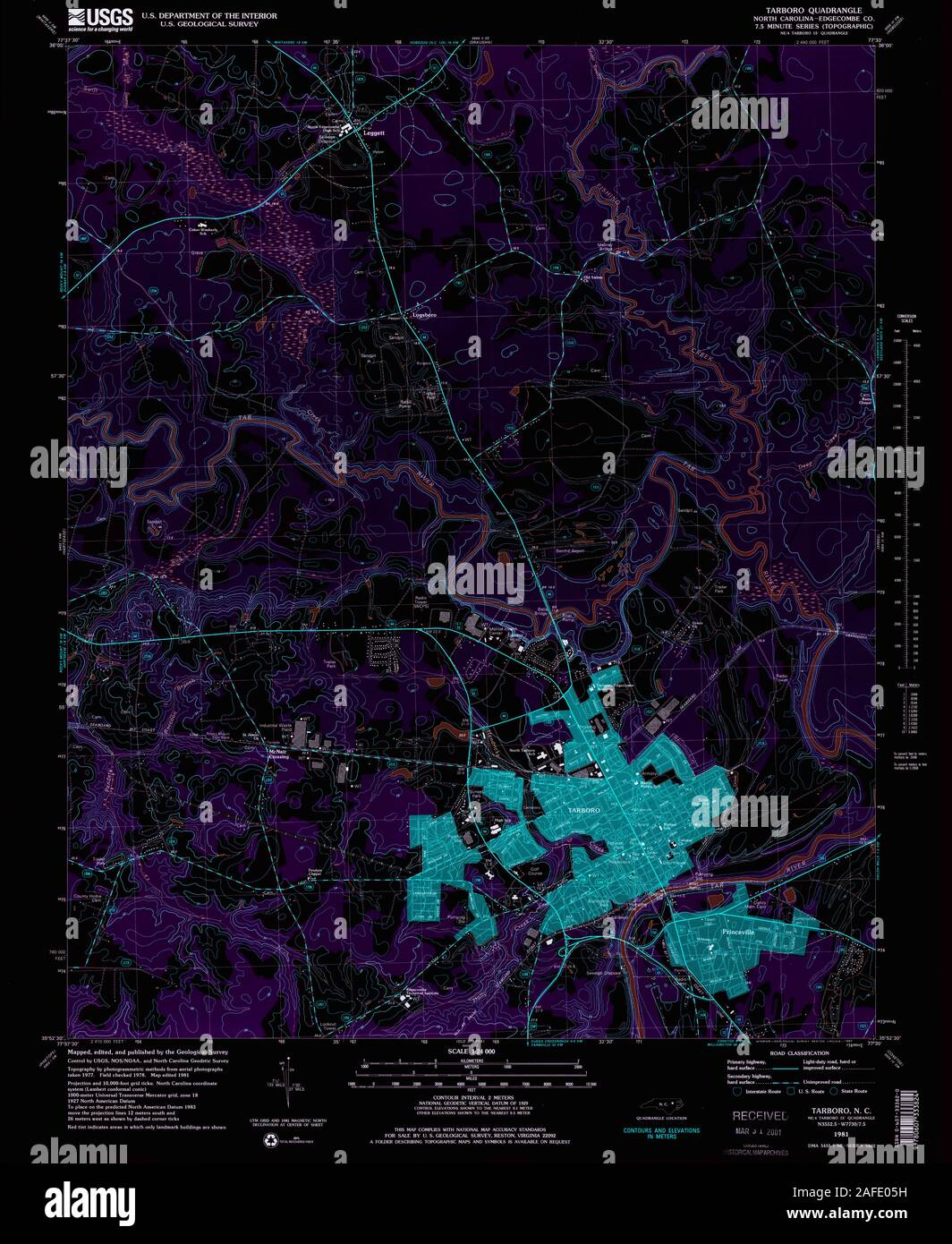 Tarboro map hires stock photography and images Alamy