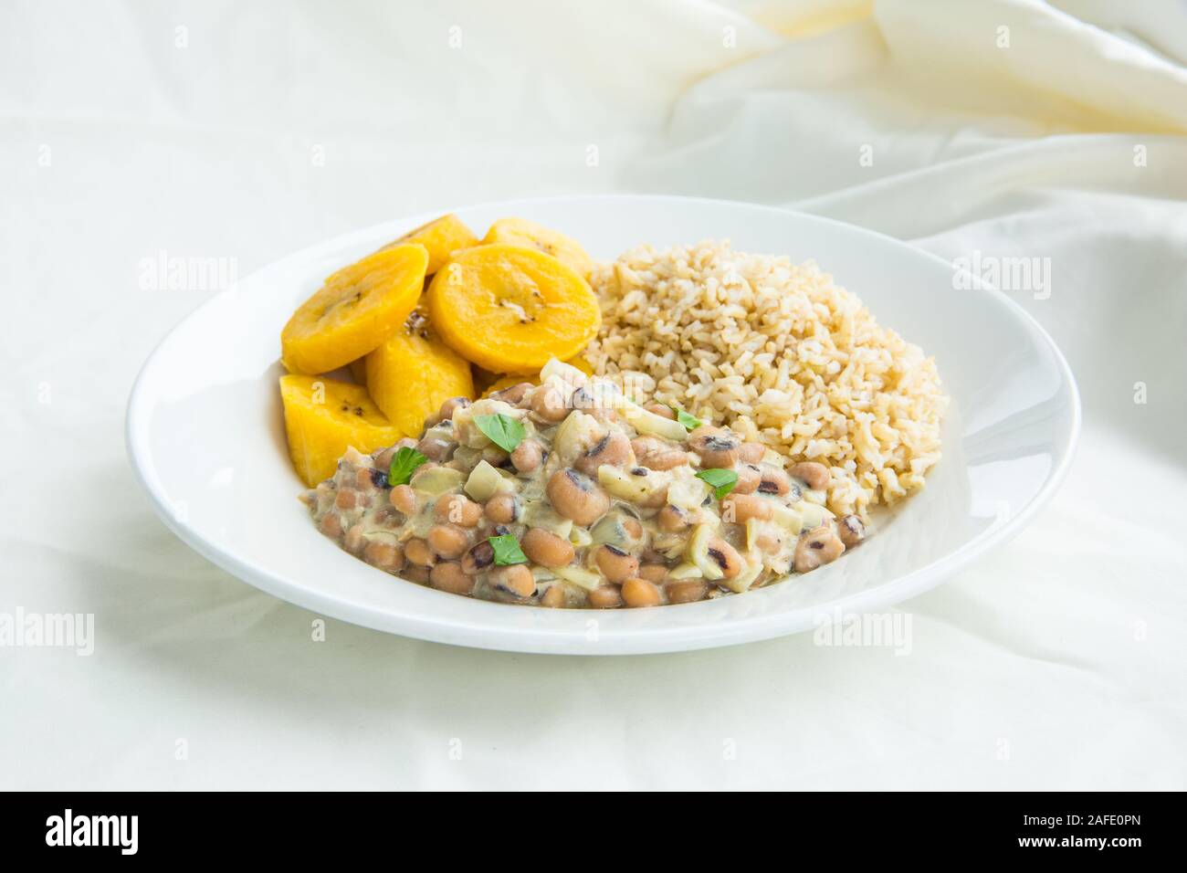 Vegan African cuisine plant based food Stock Photo