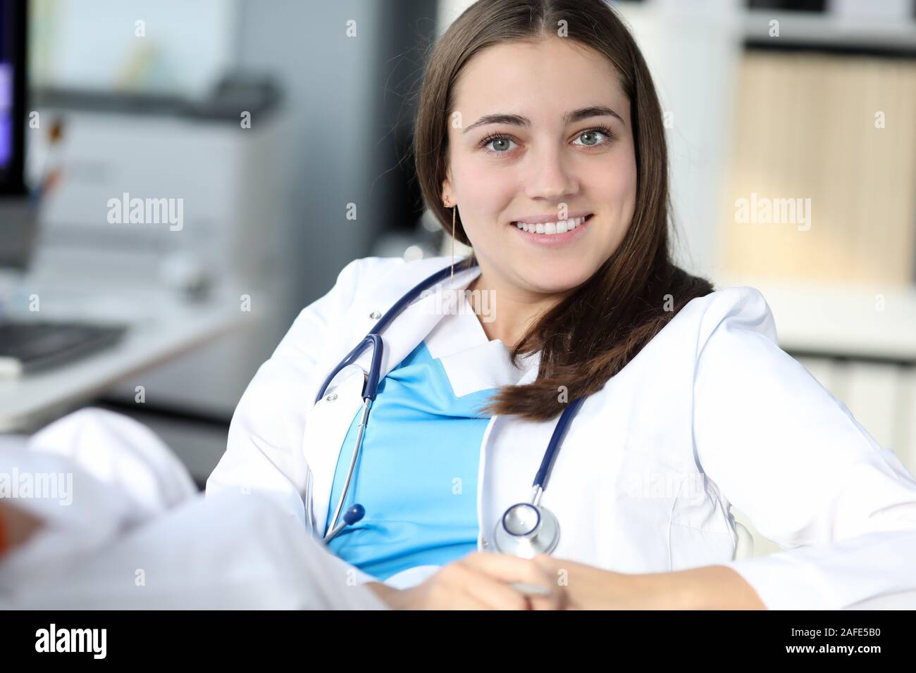 Workplace happy hospital hi-res stock photography and images - Alamy