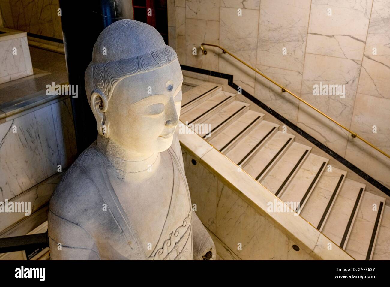 Amitabha Buddha, Buddha of infinite light,  origin China, British Museum, Stock Photo