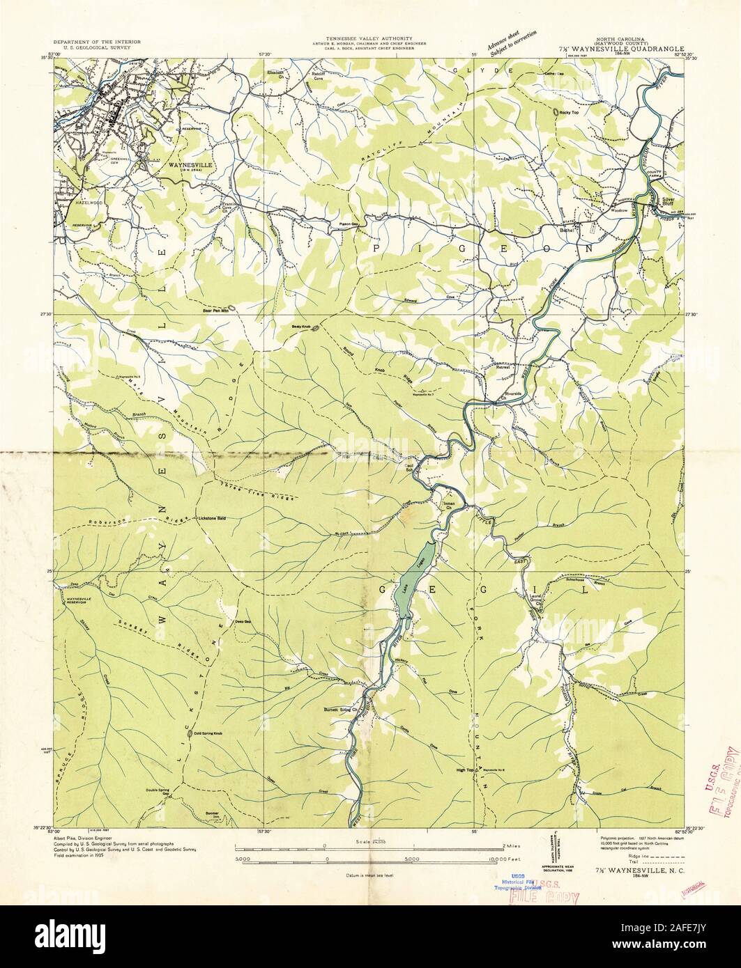 Map of waynesville hires stock photography and images Alamy