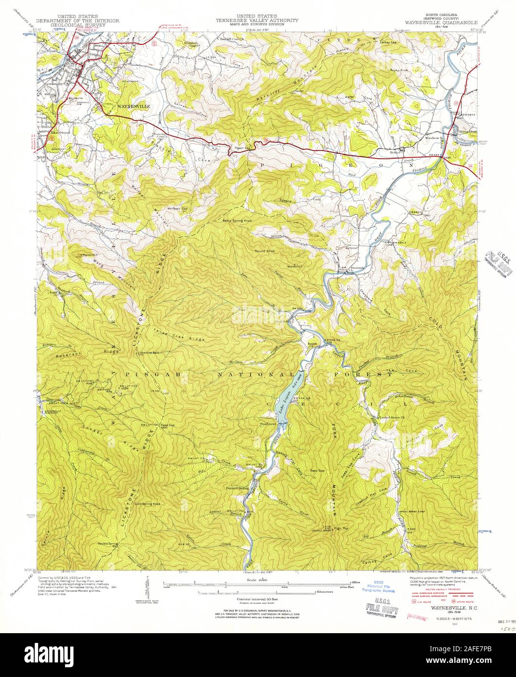 Map of waynesville hires stock photography and images Alamy