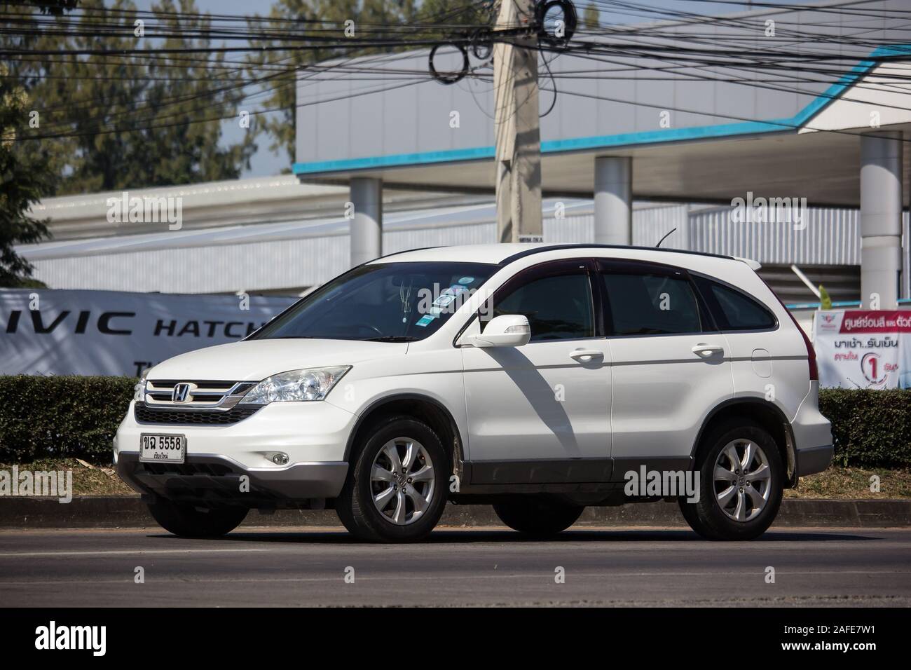 Chiangmai Thailand November 28 19 Private Car Honda Crv City Suv Car On Road No 1001 8 Km From Chiangmai City Stock Photo Alamy