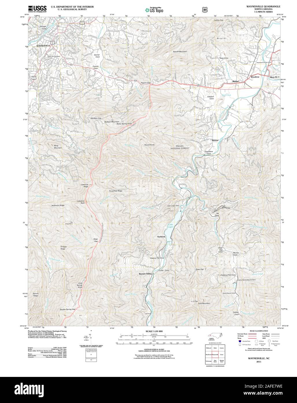 Map of waynesville hires stock photography and images Alamy