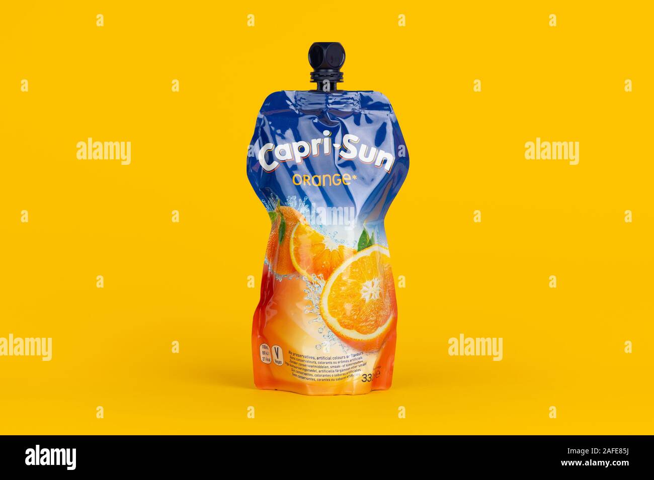 Orange juice pouch sale