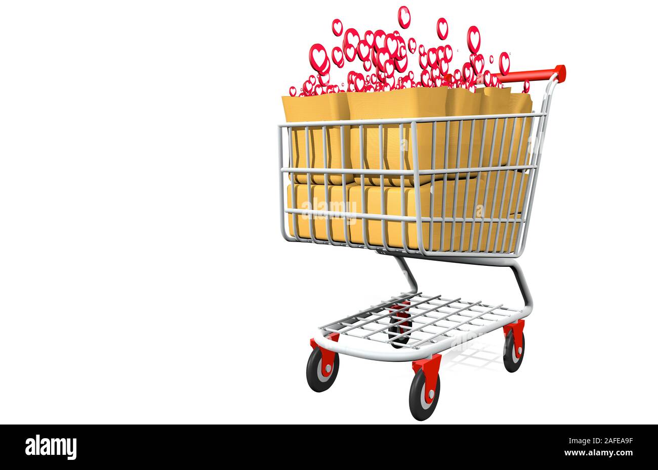 Cart loaded with bags hires stock photography and images Alamy