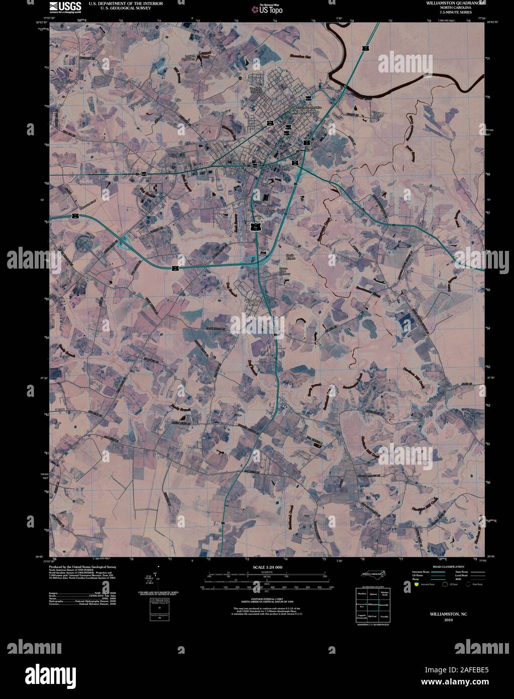 Williamston map hires stock photography and images Alamy