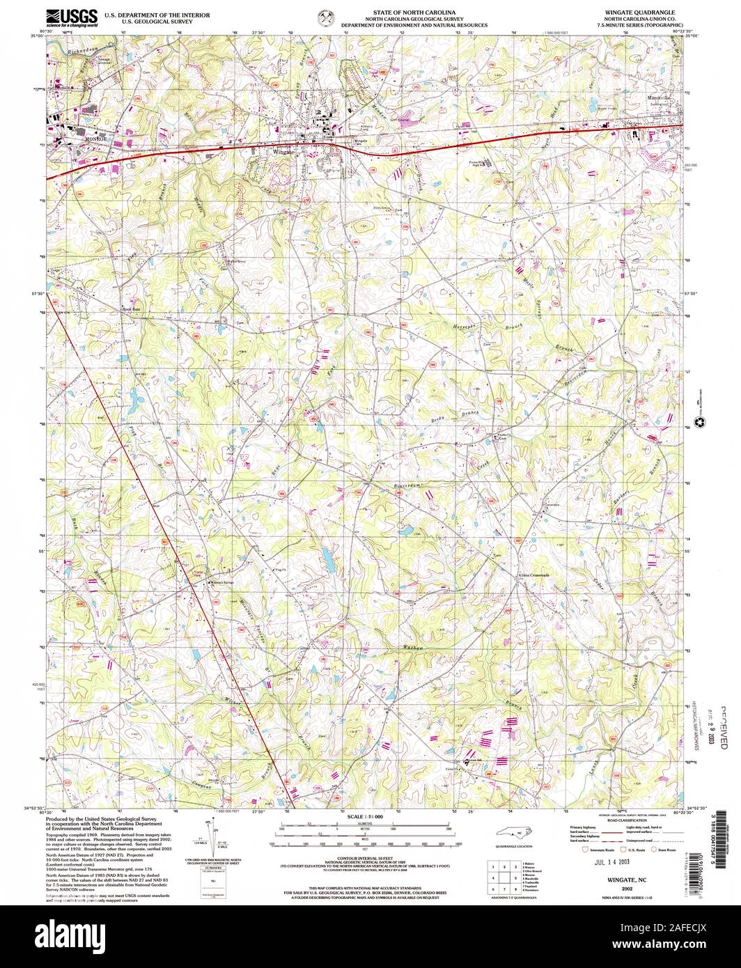 Wingate map Cut Out Stock Images & Pictures Alamy