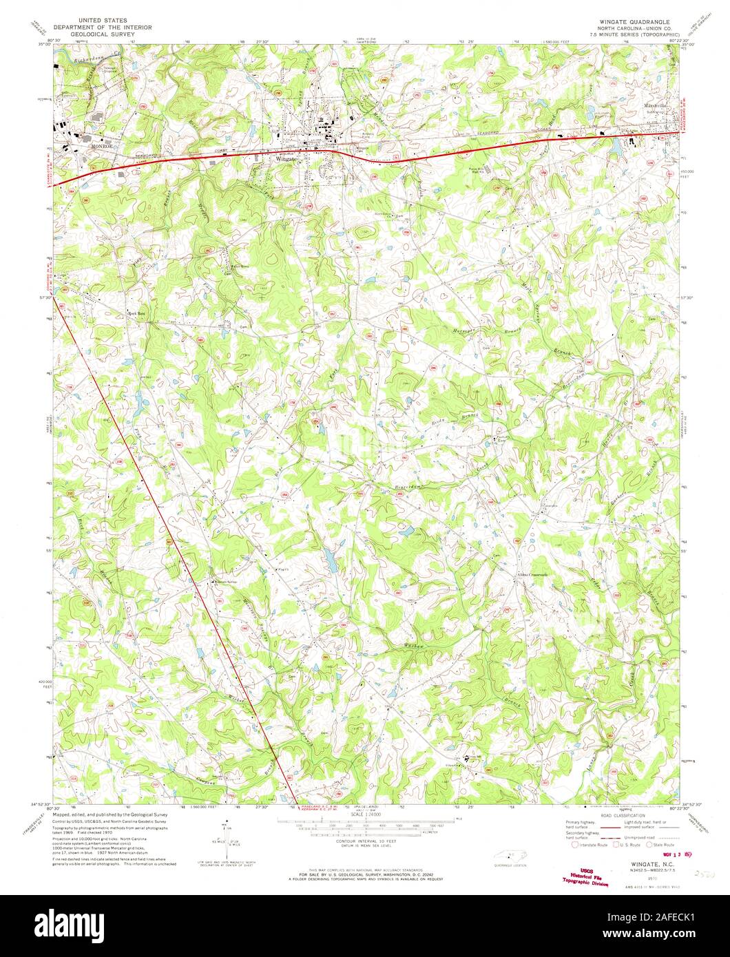 Map of wingate Cut Out Stock Images & Pictures Alamy