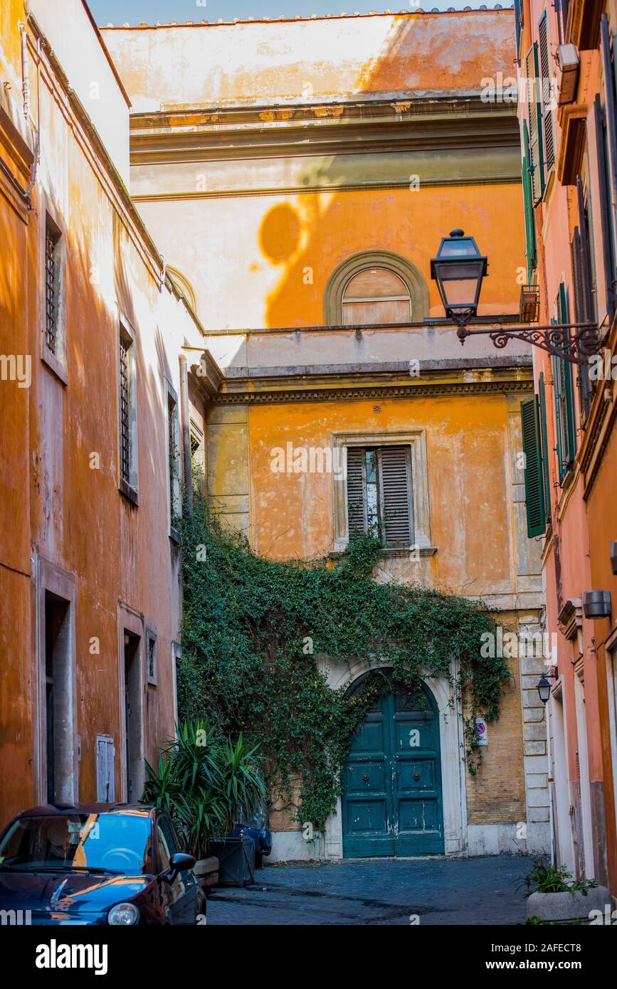 Old architecture and colorful landscape in Rome Stock Photo - Alamy