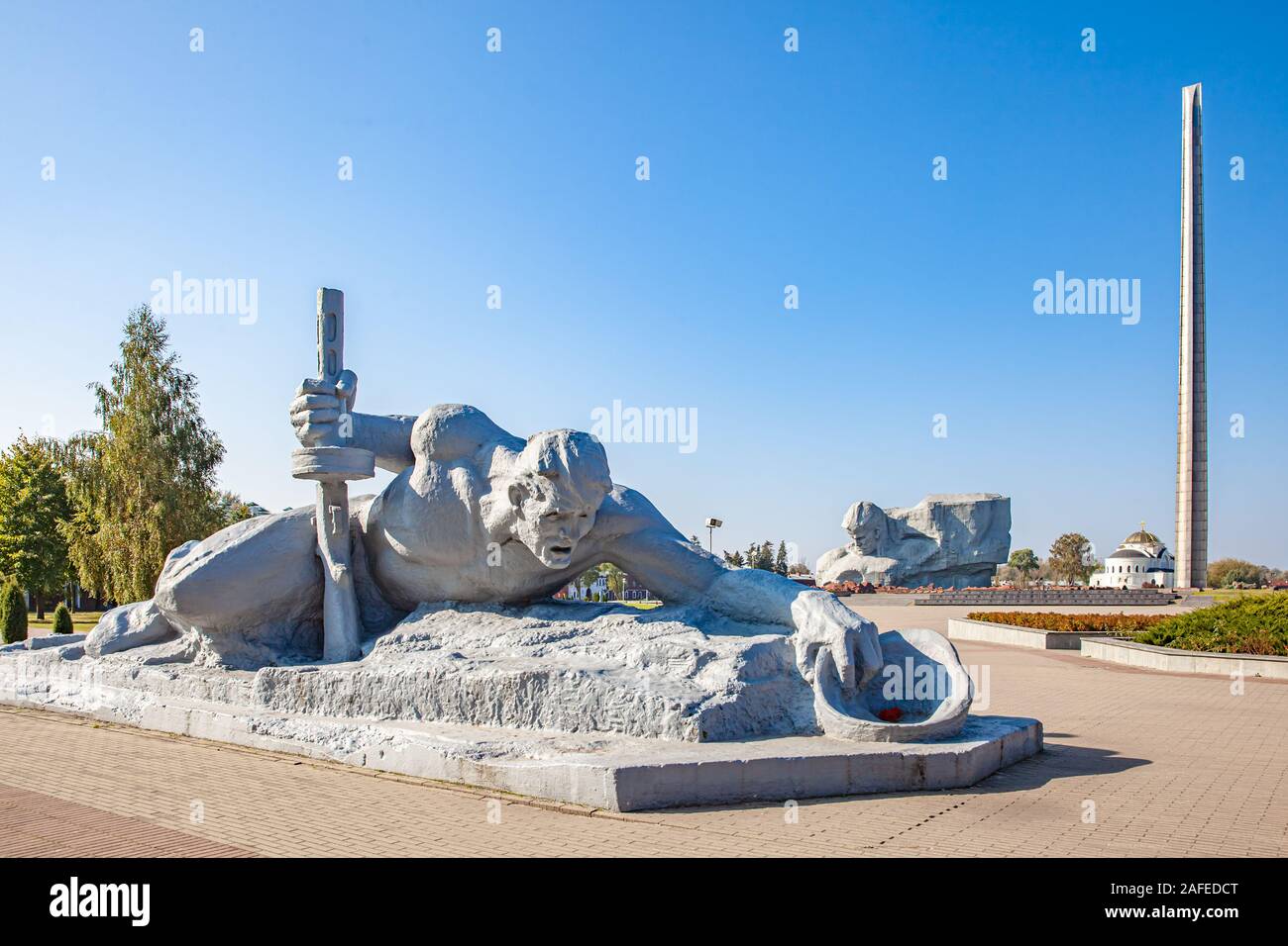 Kholm Gate of Brest Fortress at Morning, Belarus Stock Photo - Image of  fort, belarus: 56665420