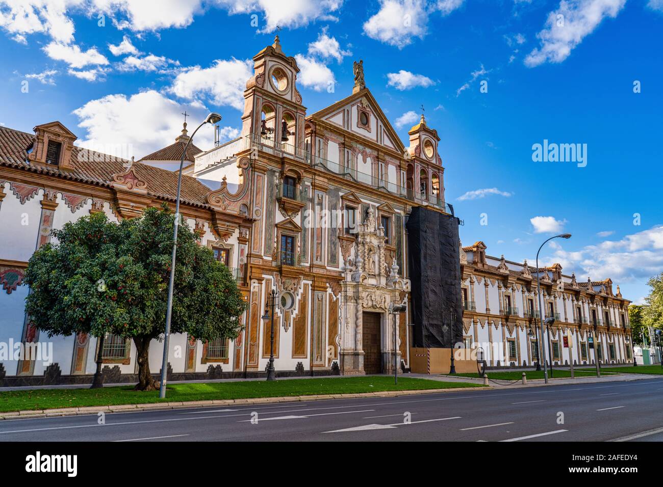 Baroque Palacio de la Merced in Cordoba Plaza de Colon. Palacio de la