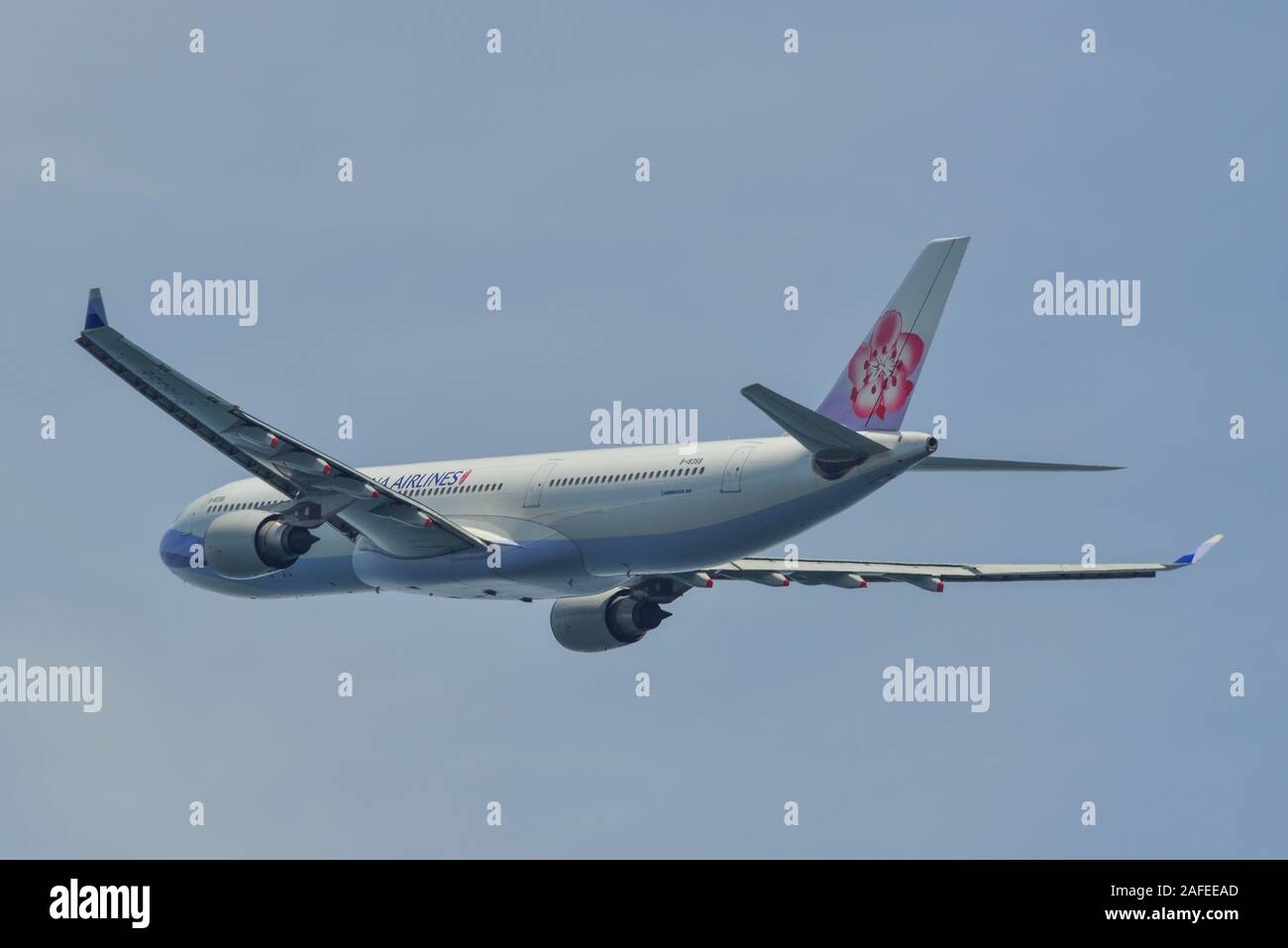 Osaka Japan Apr 18 19 B 158 China Airlines Airbus A330 300 Taking Off From Kansai Airport Kix Kansai Is The 3rd Busiest In Japan With 25 Stock Photo Alamy