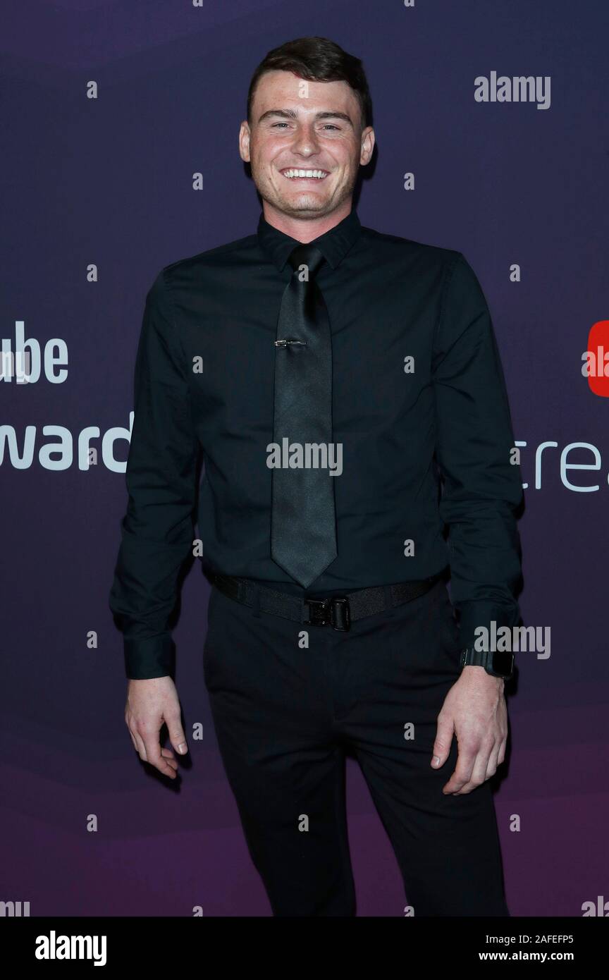 Beverly Hills, USA. 13th Dec, 2019. Jake Koehler at the 9th Streamy Awards 2019 at the Beverly