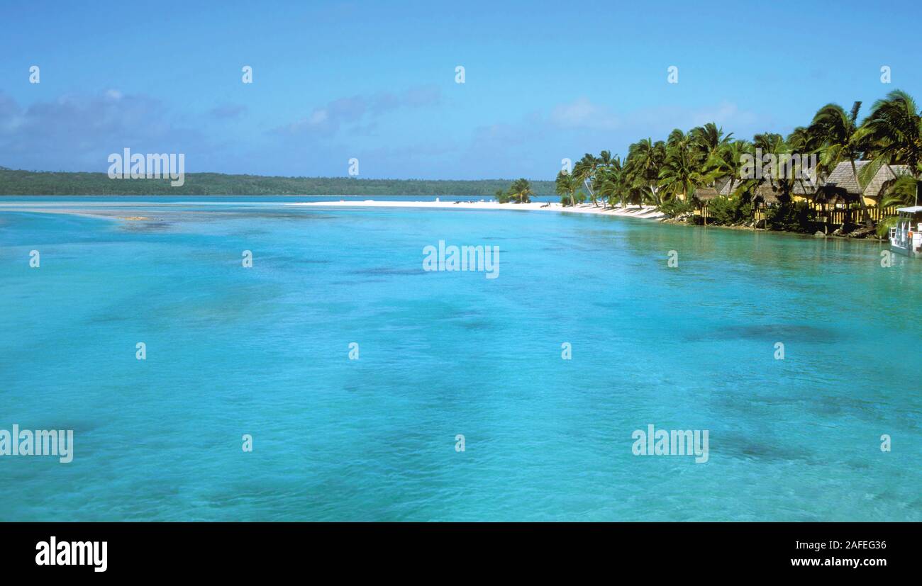 Aitutaki Lagoon, the Cook islamnds, south Pacific Ocean Stock Photo - Alamy
