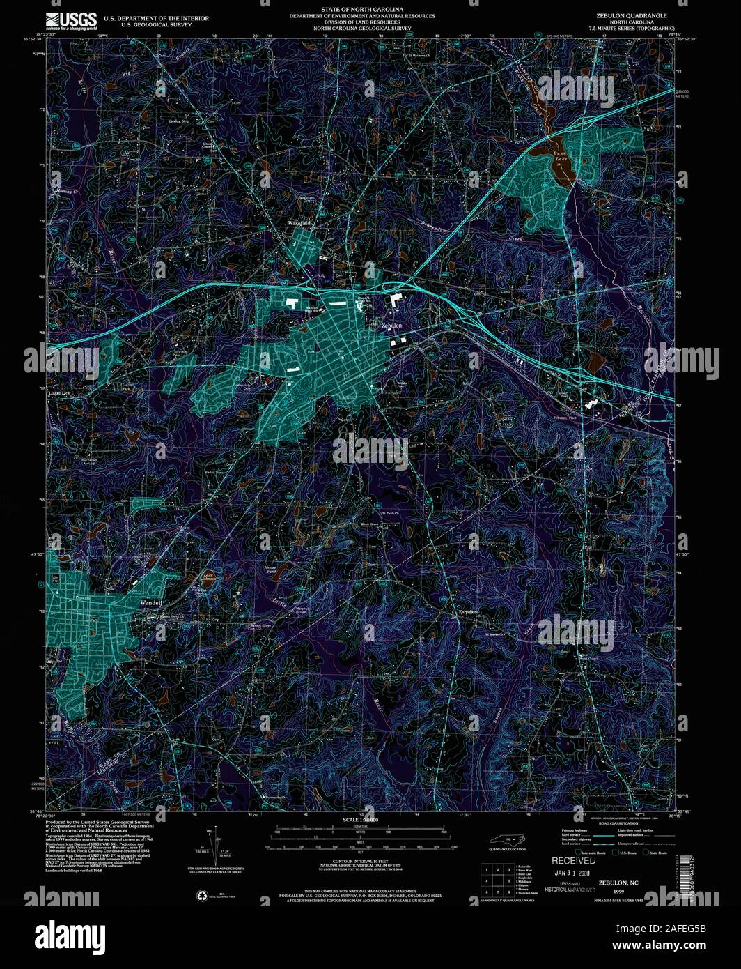 Map of zebulon hires stock photography and images Alamy