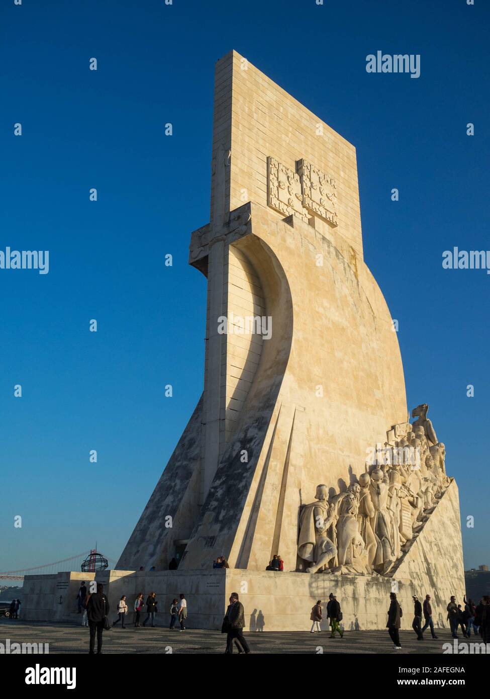 Discoveries Monument, Lisbon Stock Photo