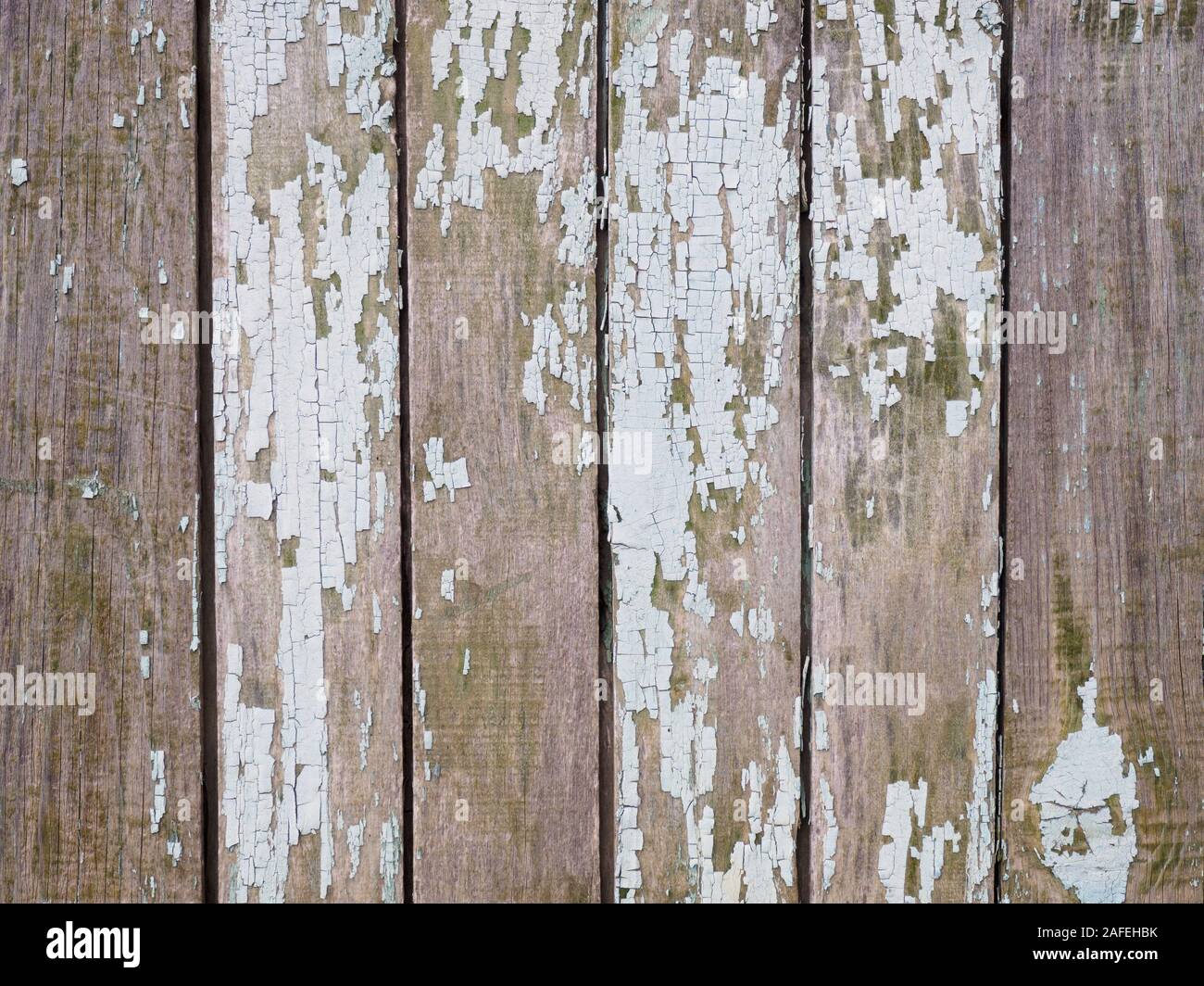 Background from old boards with peeling white paint Stock Photo - Alamy