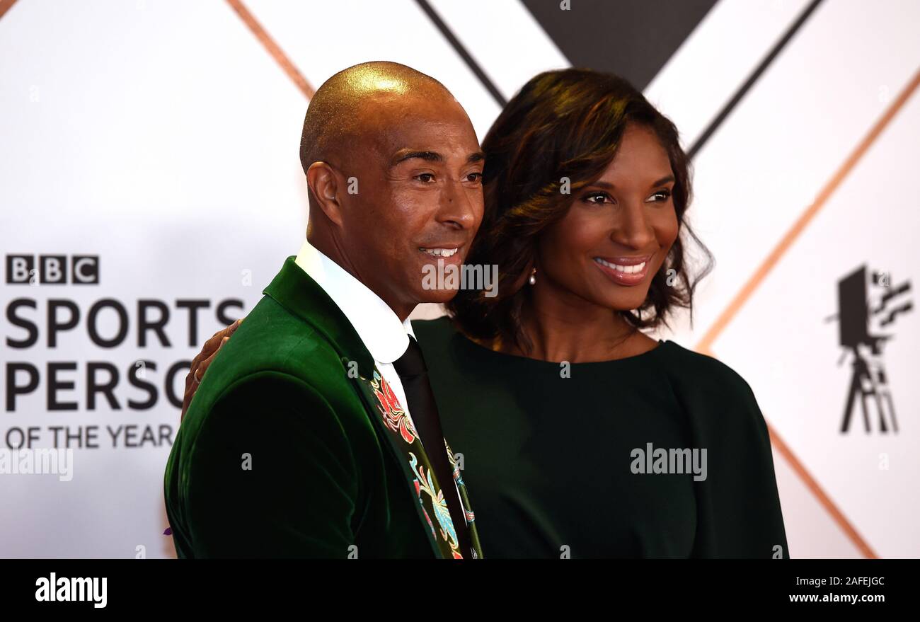 Colin Jackson and Denise Lewis arriving for the BBC sports Personality of the year 2019 at The P&J Live, Aberdeen. Stock Photo