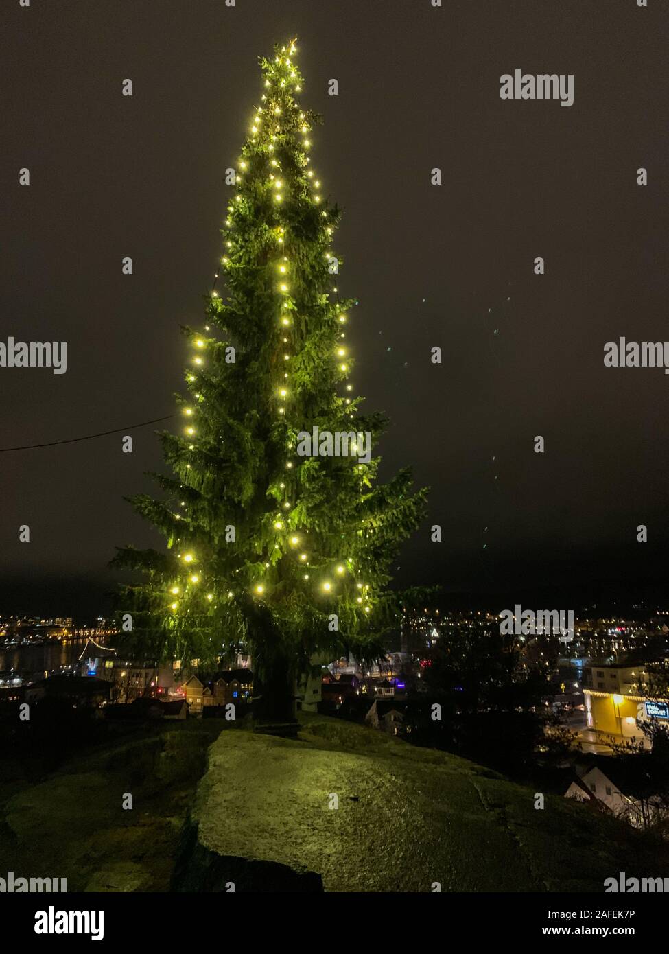 Sandefjord,  Norway, December 14, 2019: Shots of the Norwegian city of Sandefjord Stock Photo