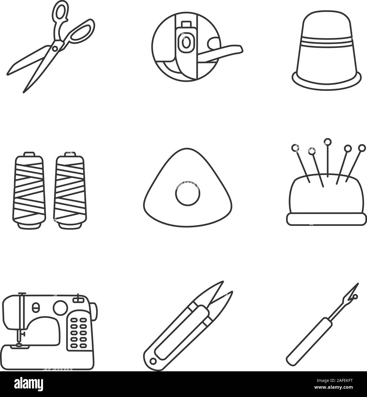 Thread unpicker seam ripper Stock Vector Images - Alamy