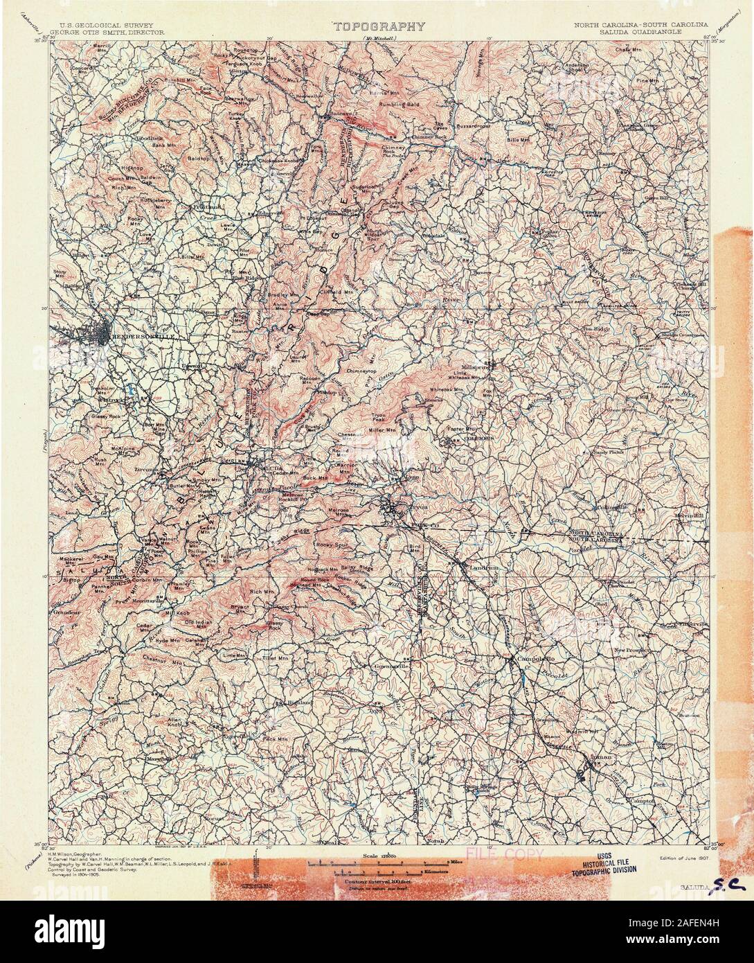 Saluda map hires stock photography and images Alamy