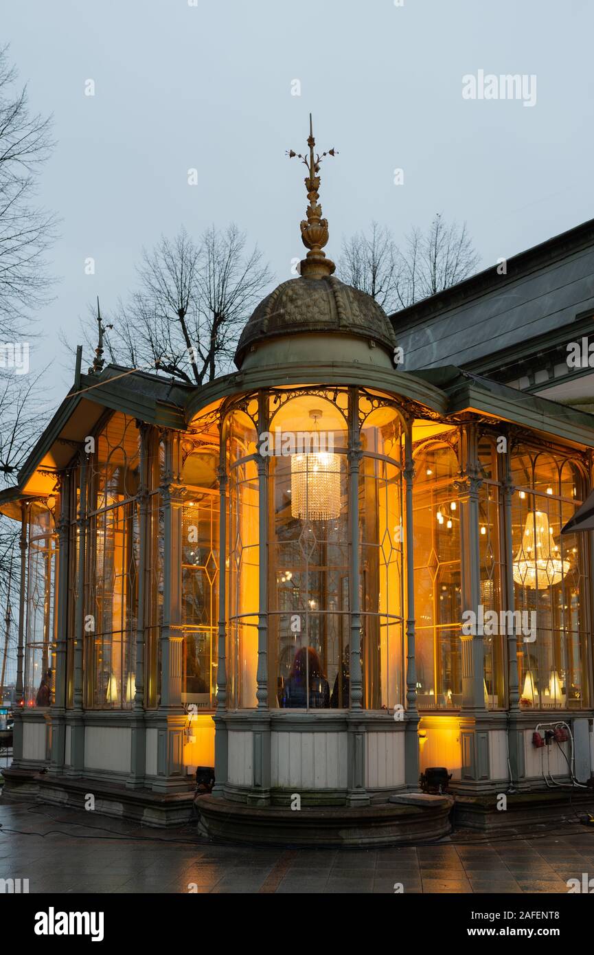 Kappeli restaurant in Helsinki, Finland. Stock Photo