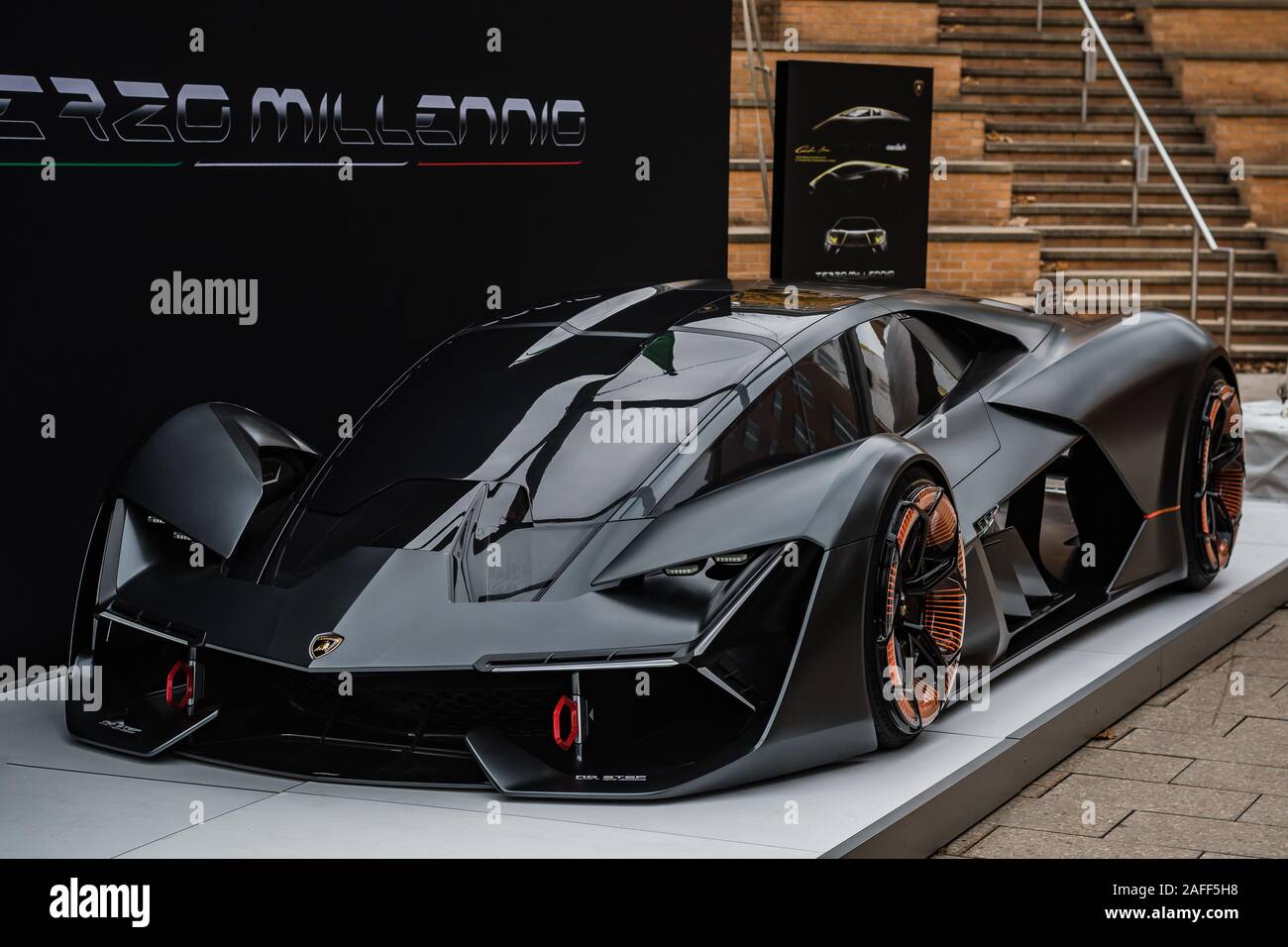 Lamborghini Terzo Millennio Stock Photo