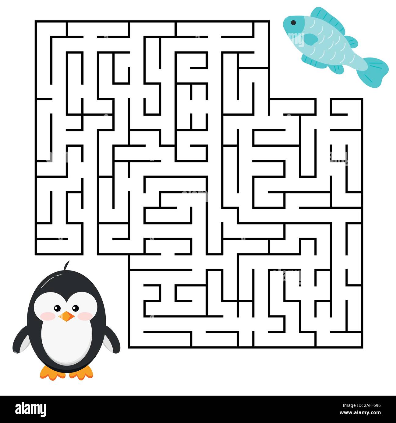 Maze Children Game: Help The Dog Go Through The Labyrinth. Kids Activity  Sheet Royalty Free SVG, Cliparts, Vectors, and Stock Illustration. Image  86190873.