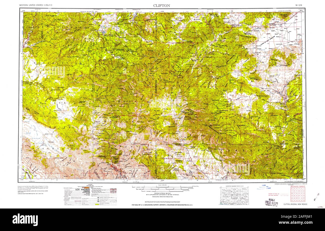 Map of clifton Cut Out Stock Images & Pictures Alamy