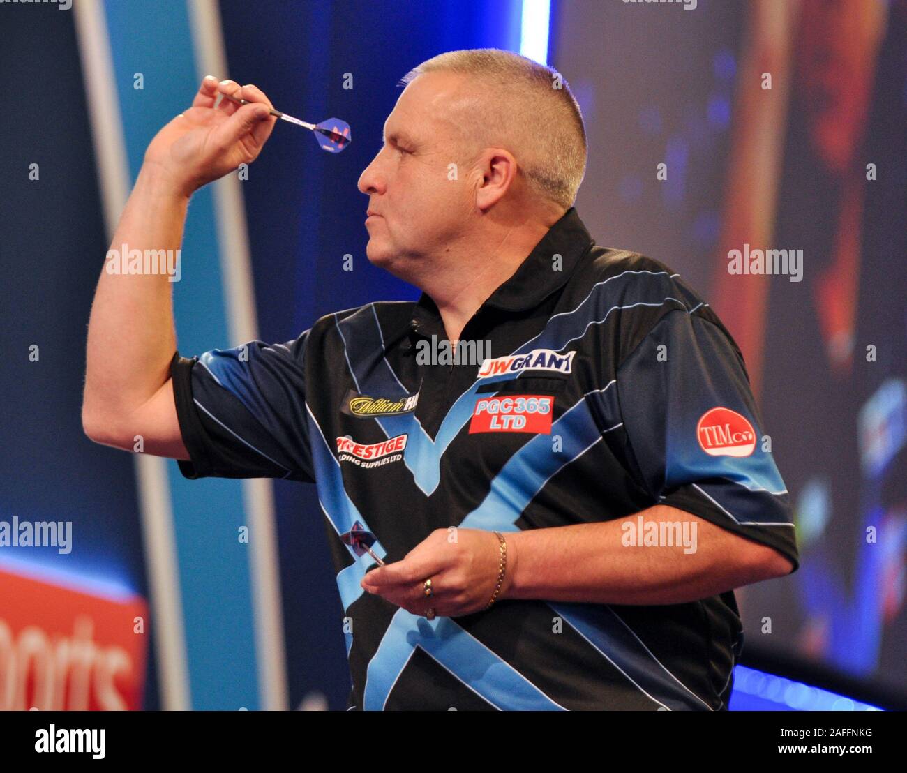 15-12-2019: Darts: WK 2019: Londen Andy Boulton during day 3 of the William  Hill World Darts Championship of darts at Alexandra Palace (Ally Pally) in  Londen William Hill World Darts Championship 2019/2020 Stock Photo - Alamy