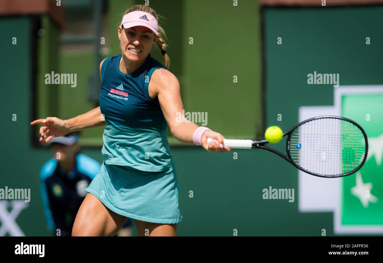 Angelique Kerber of Germany in action during her second-round match at ...