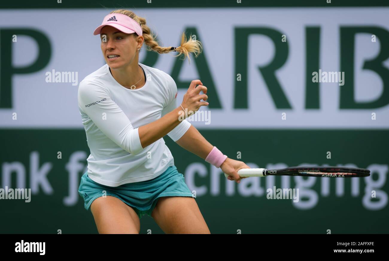 Angelique Kerber of Germany in action during her third-round match at ...