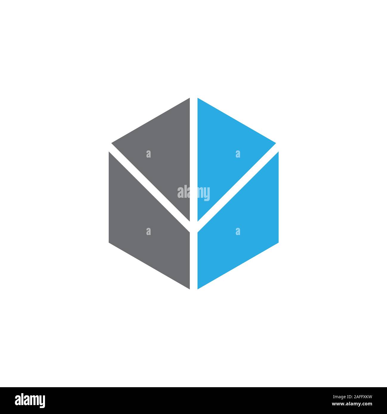 abstract simple geometric box go vector Stock Vector Image & Art - Alamy