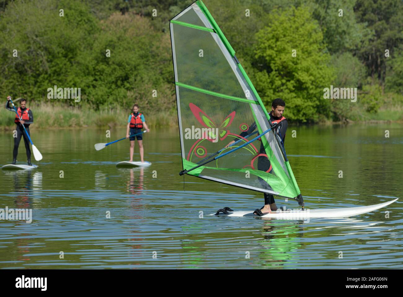 the water sports activity area Stock Photo Alamy