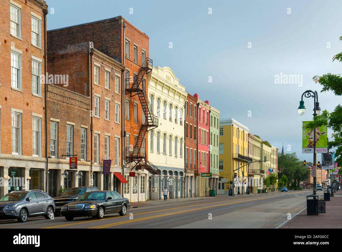 Historic Buildings on North Peters Street between Bienville Street and