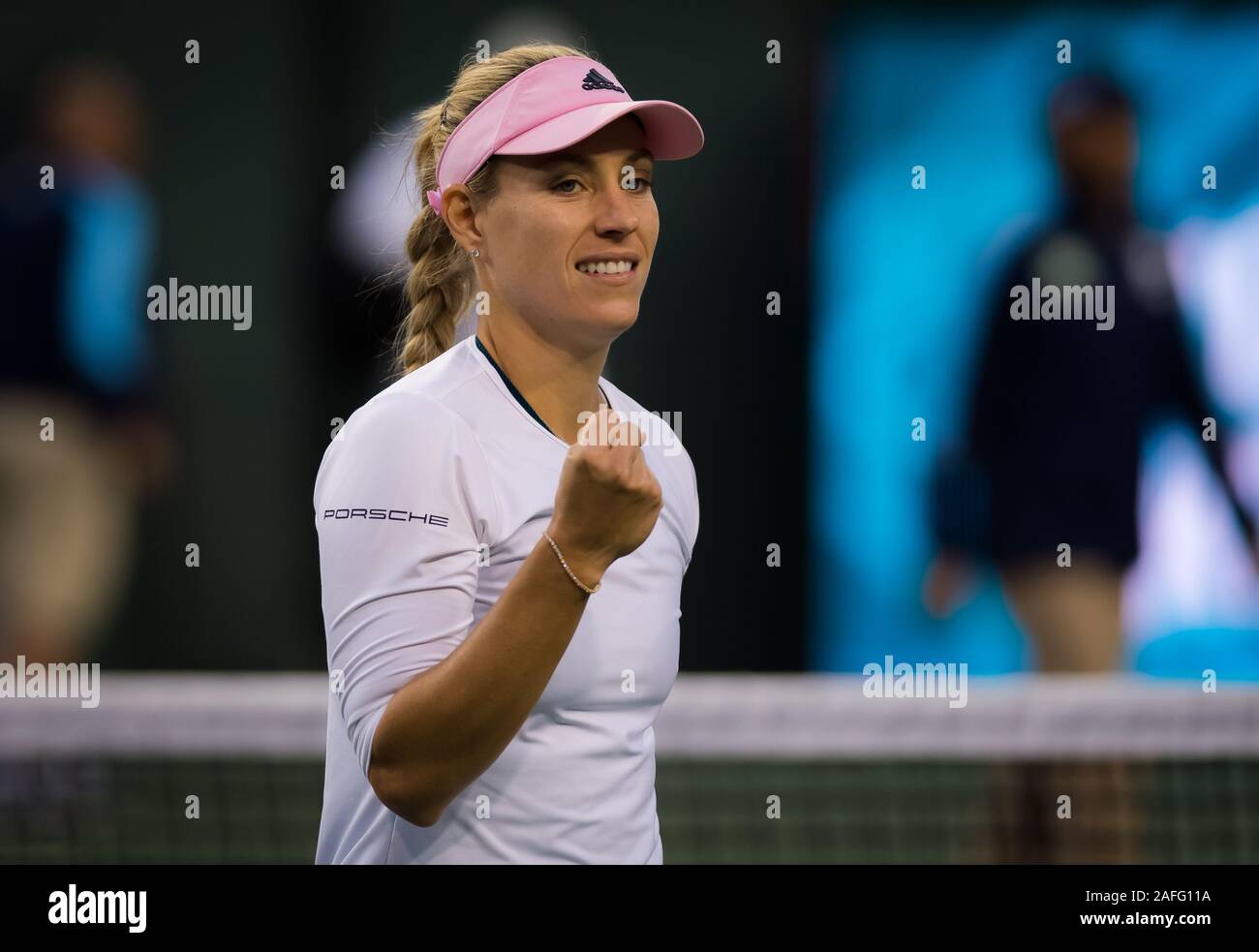 Angelique Kerber of Germany in action during her quarter-final match of ...