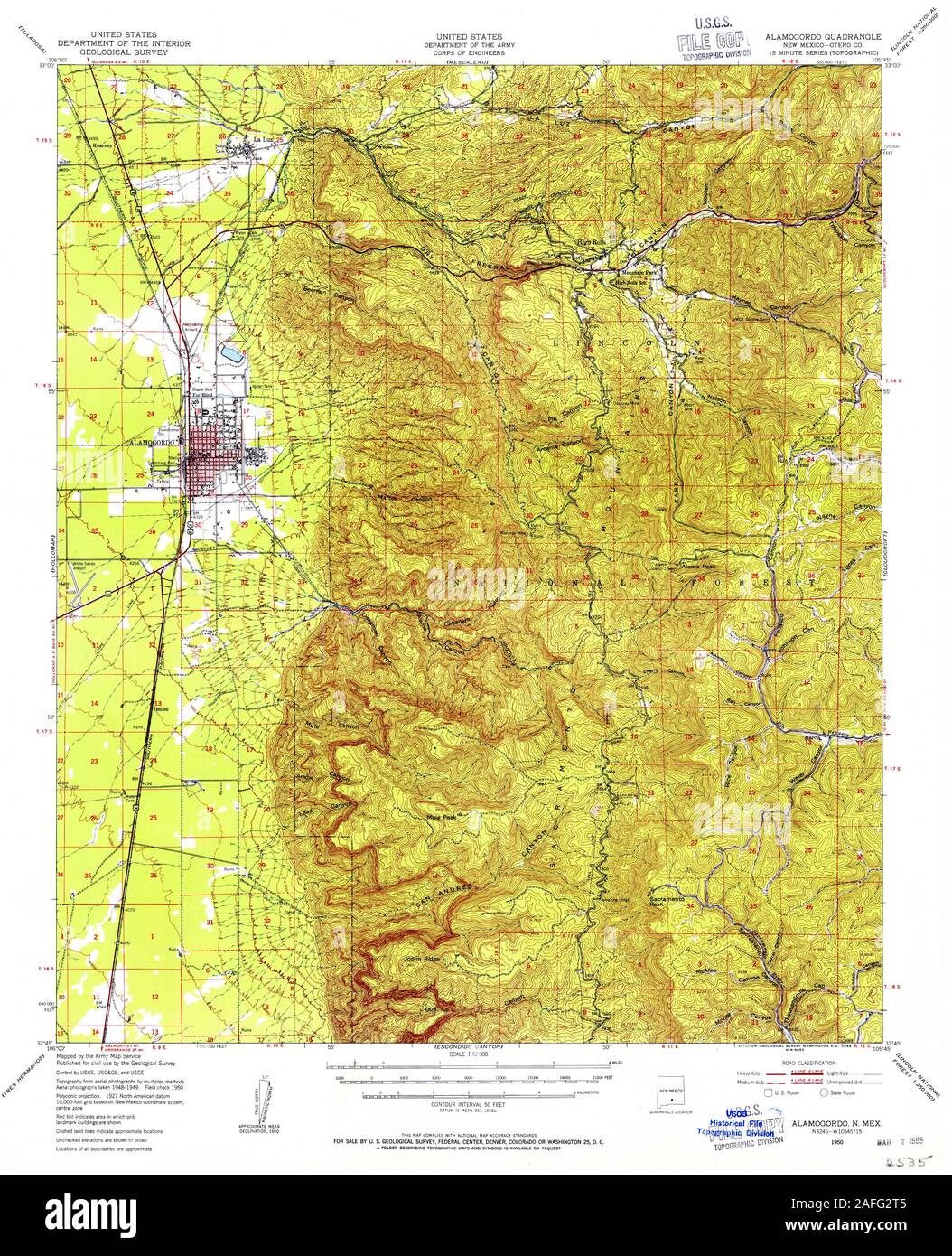 Map of alamogordo hires stock photography and images Alamy