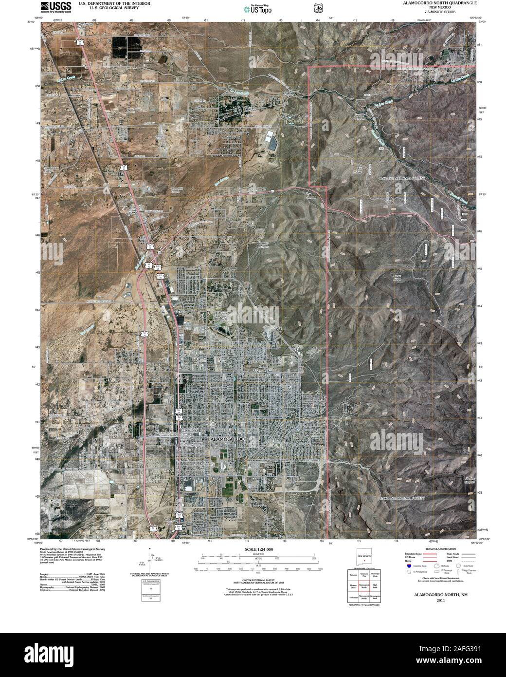 Map of alamogordo hires stock photography and images Alamy