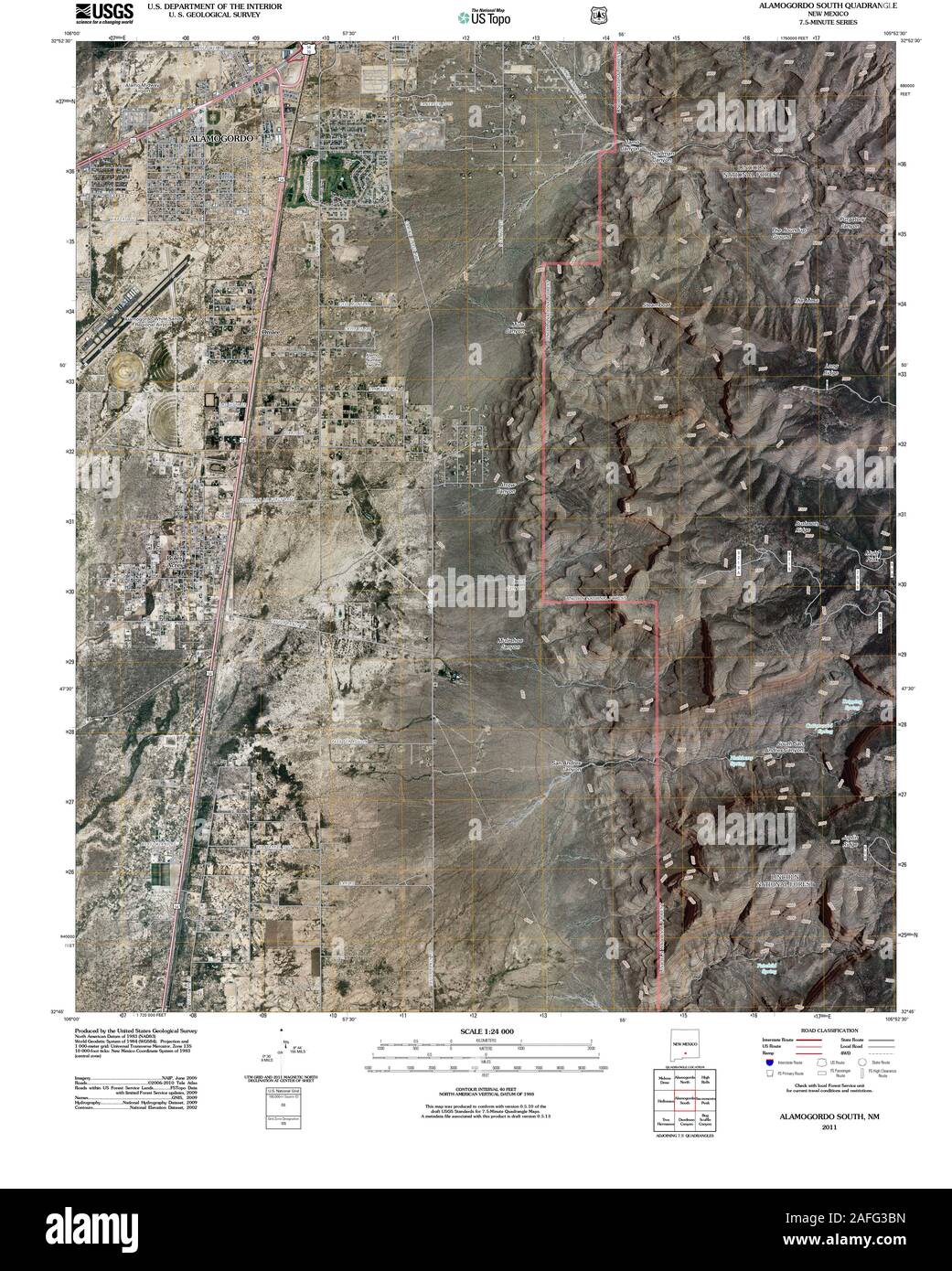 Map of alamogordo hires stock photography and images Alamy