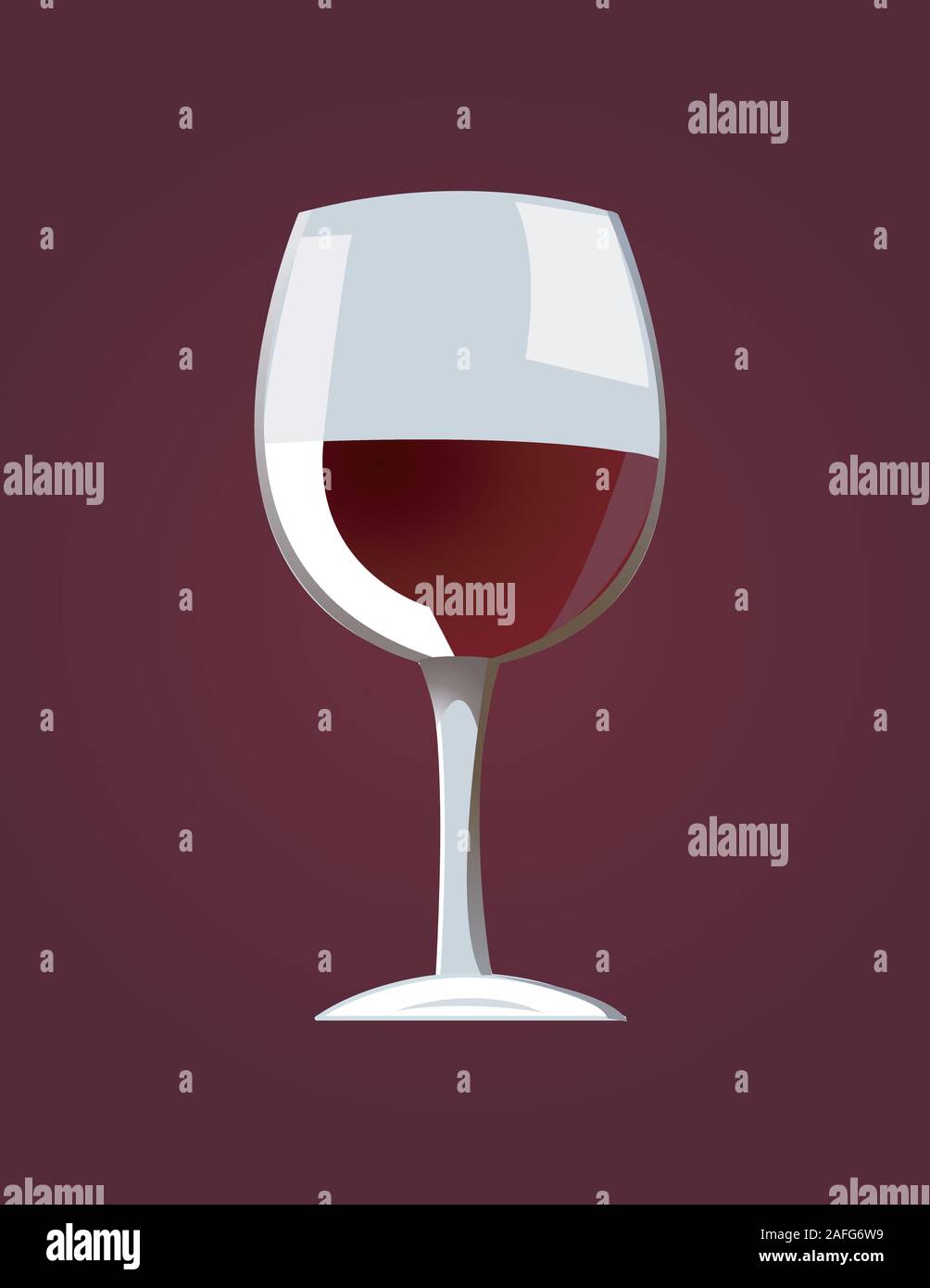 red wine vector illustration Stock Vector Image & Art - Alamy