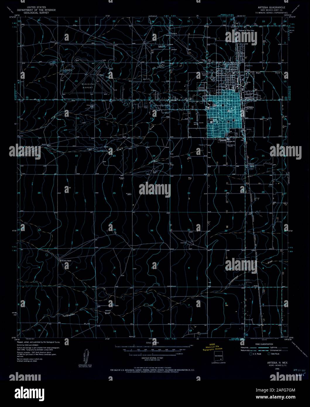 Artesia new mexico map hires stock photography and images Alamy