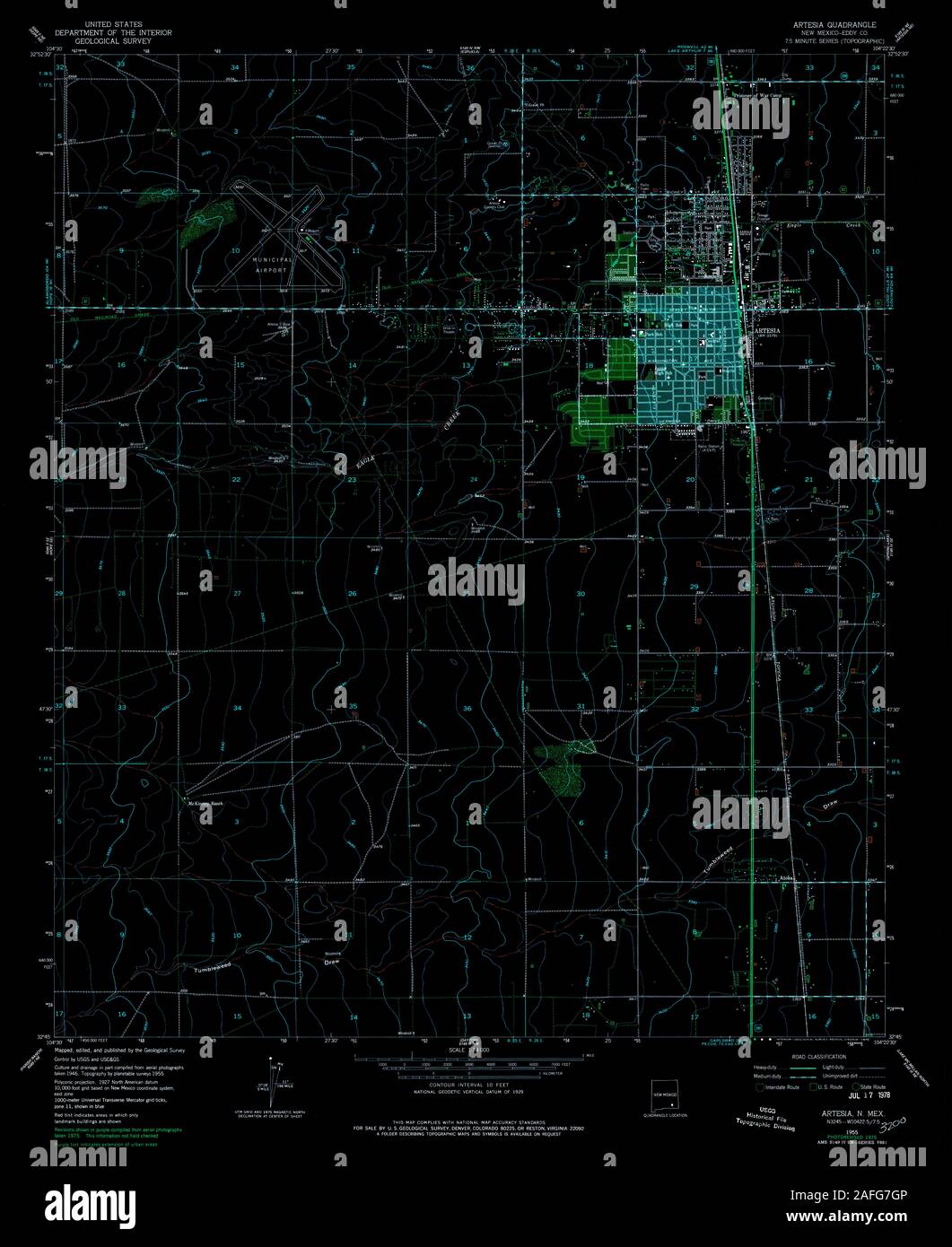 Artesia new mexico map hires stock photography and images Alamy