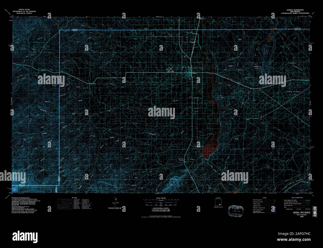 Artesia new mexico map hires stock photography and images Alamy